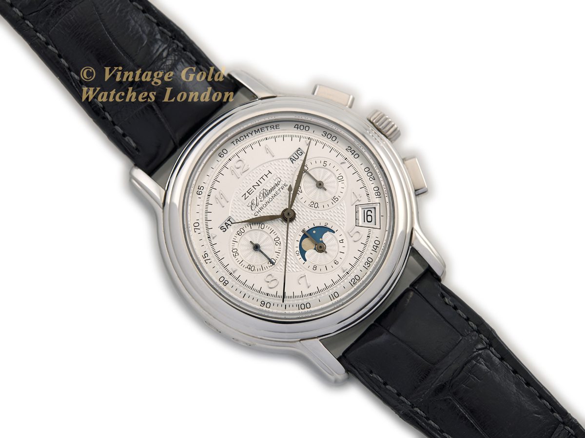 Zenith el primero online chronomaster triple calendar moonphase