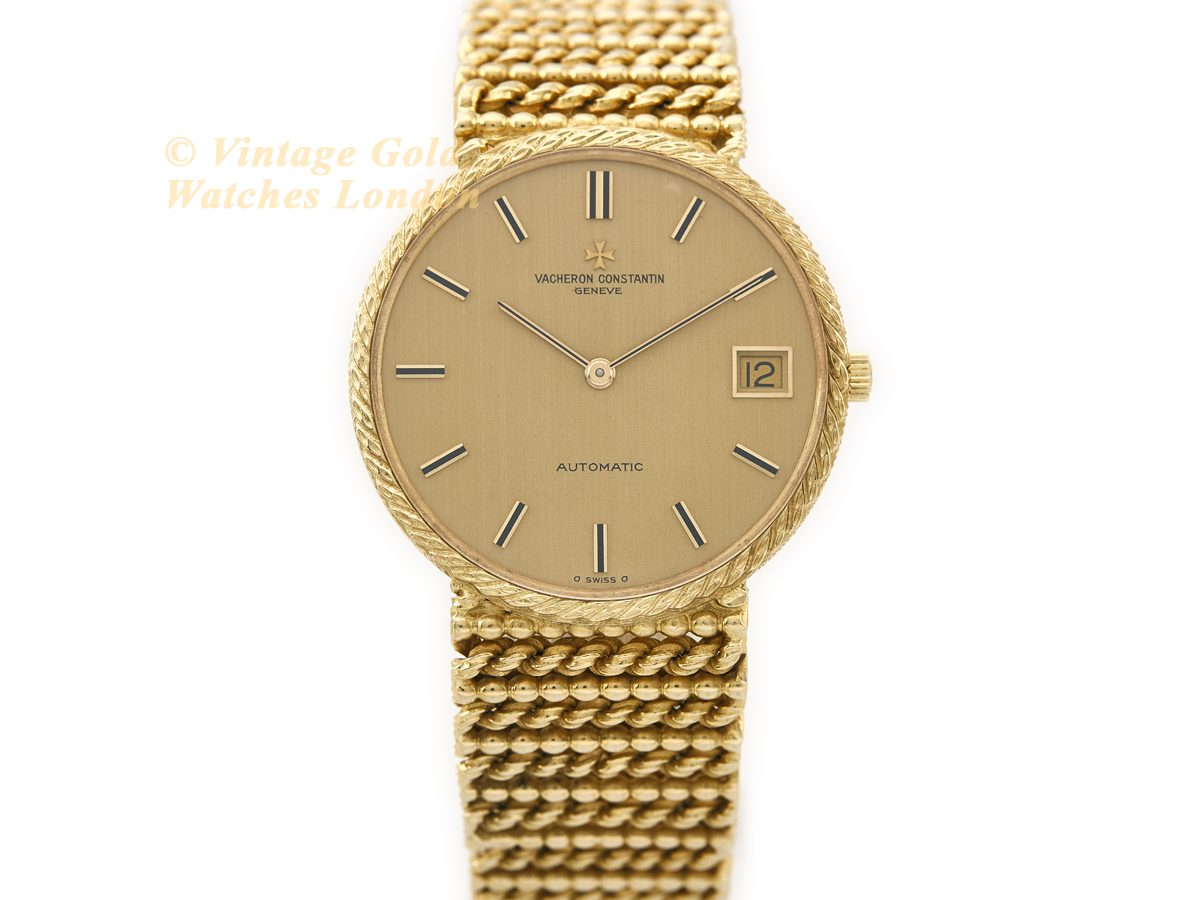 Vacheron Constantin Cal.K1121 18ct 1968 on 18ct Bracelet | Vintage Gold ...