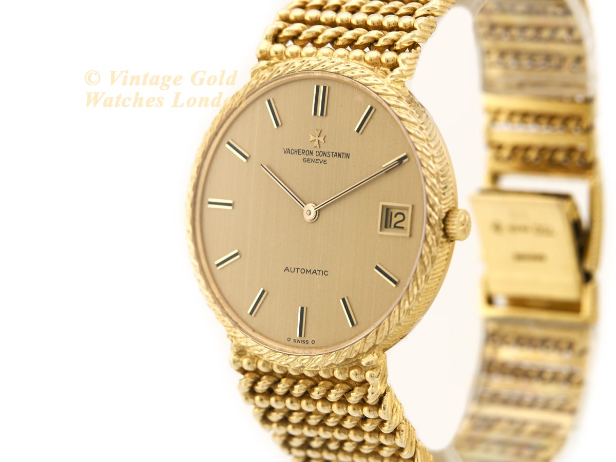 Vacheron Constantin Cal.K1121 18ct 1968 on 18ct Bracelet | Vintage Gold ...