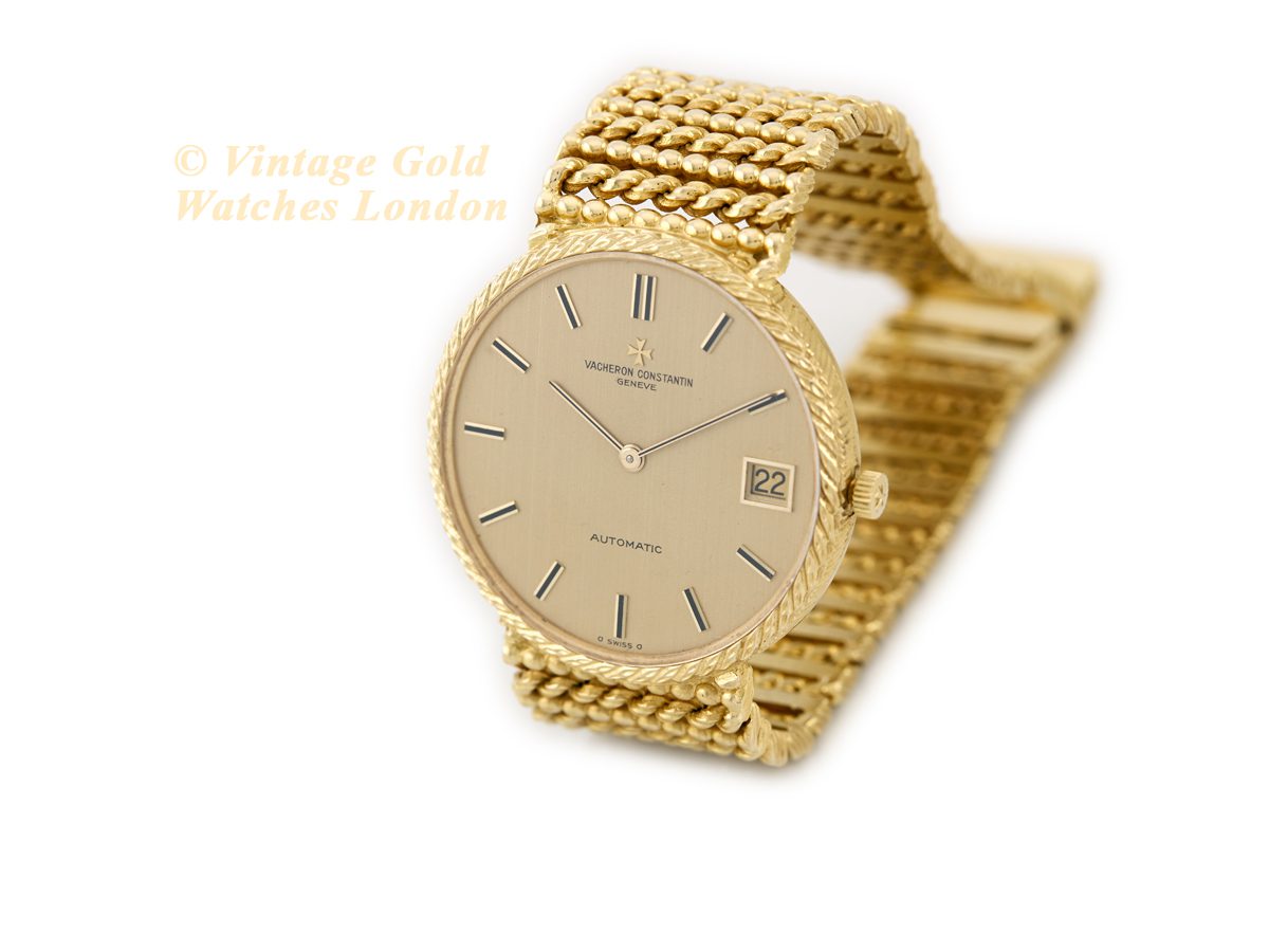 Vacheron Constantin Cal.K1121 18ct 1968 on 18ct Bracelet | Vintage Gold ...