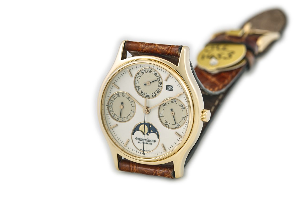 JLC Odysseus Perpetual Calendar Ref.141.140.1 18ct c1988 Vintage Gold Watches