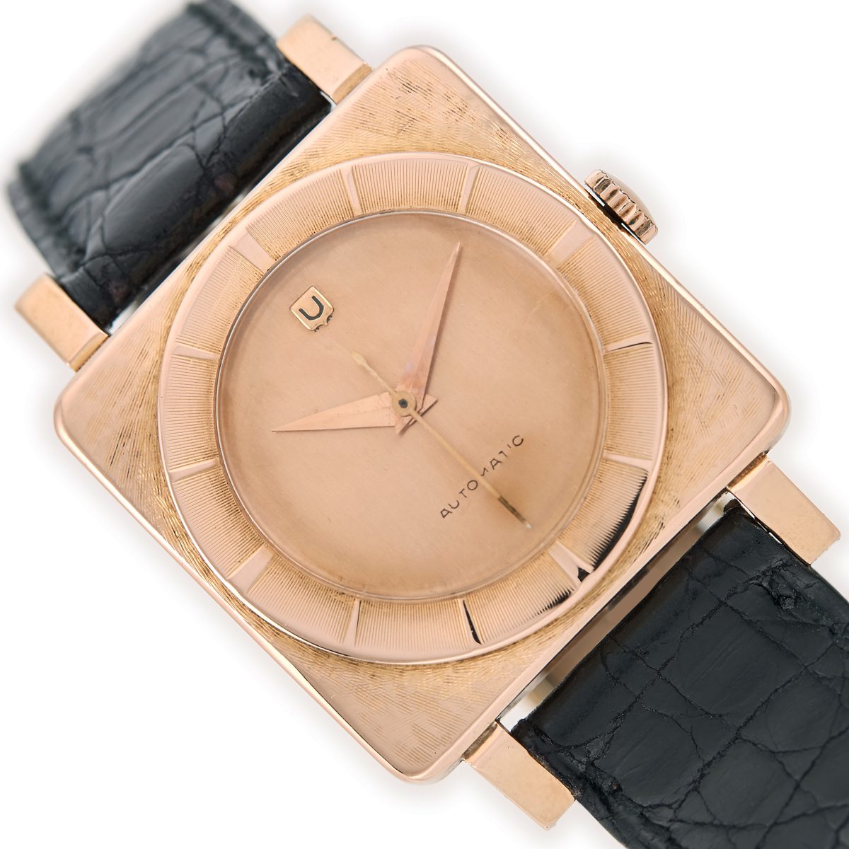 Universal geneve vintage 18k gold watch deals