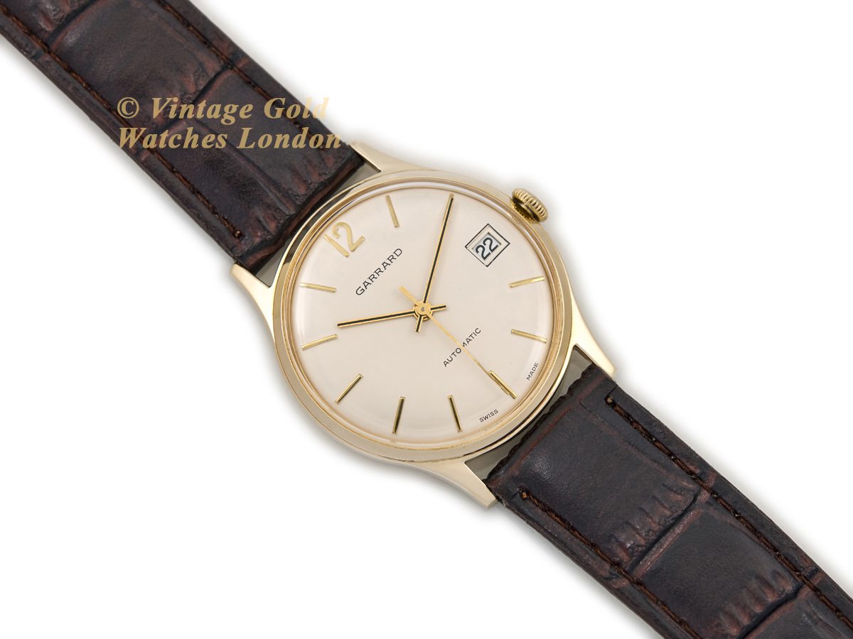 Garrard Automatic 9ct Cal.2824 1980 Vintage Gold Watches