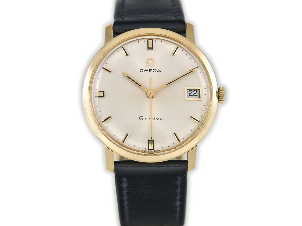 Omega Geneve Cal.613 18ct 1970 Vintage Gold Watches