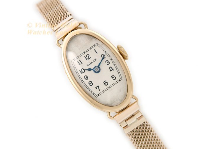R1533 Rolex Ladies with Gold Bracelet a WM Vintage Gold Watch