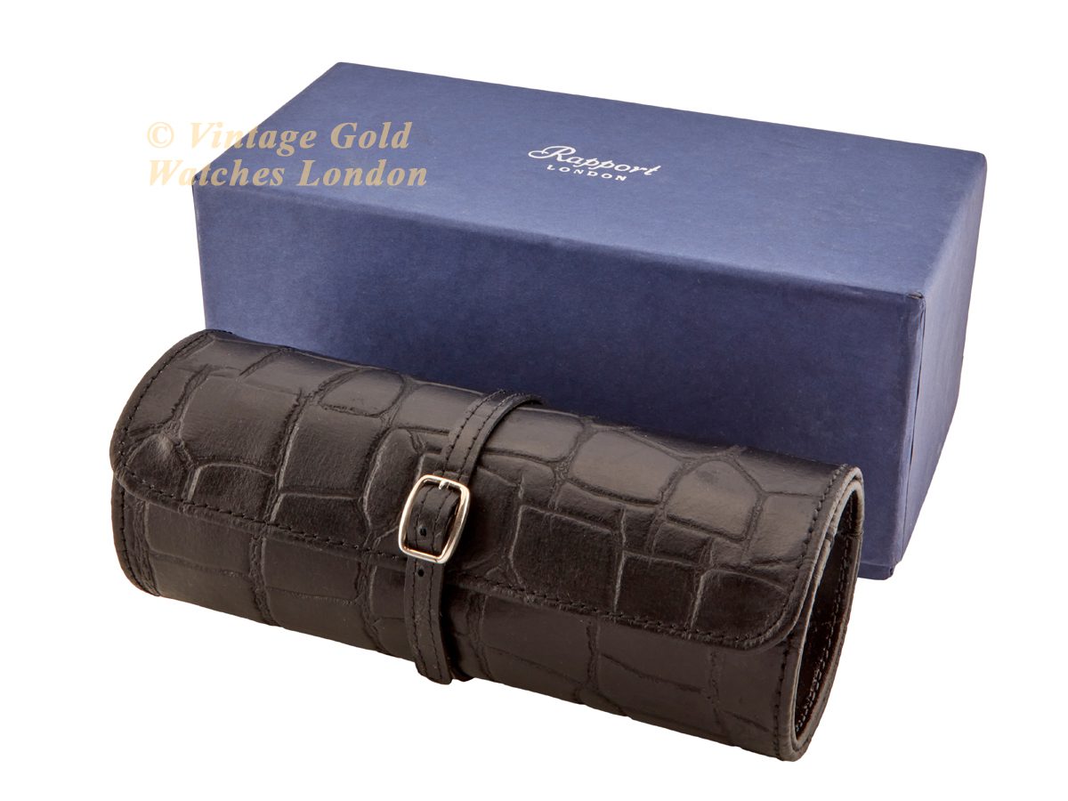 RAPPORT LONDON Leather Watch Roll Case