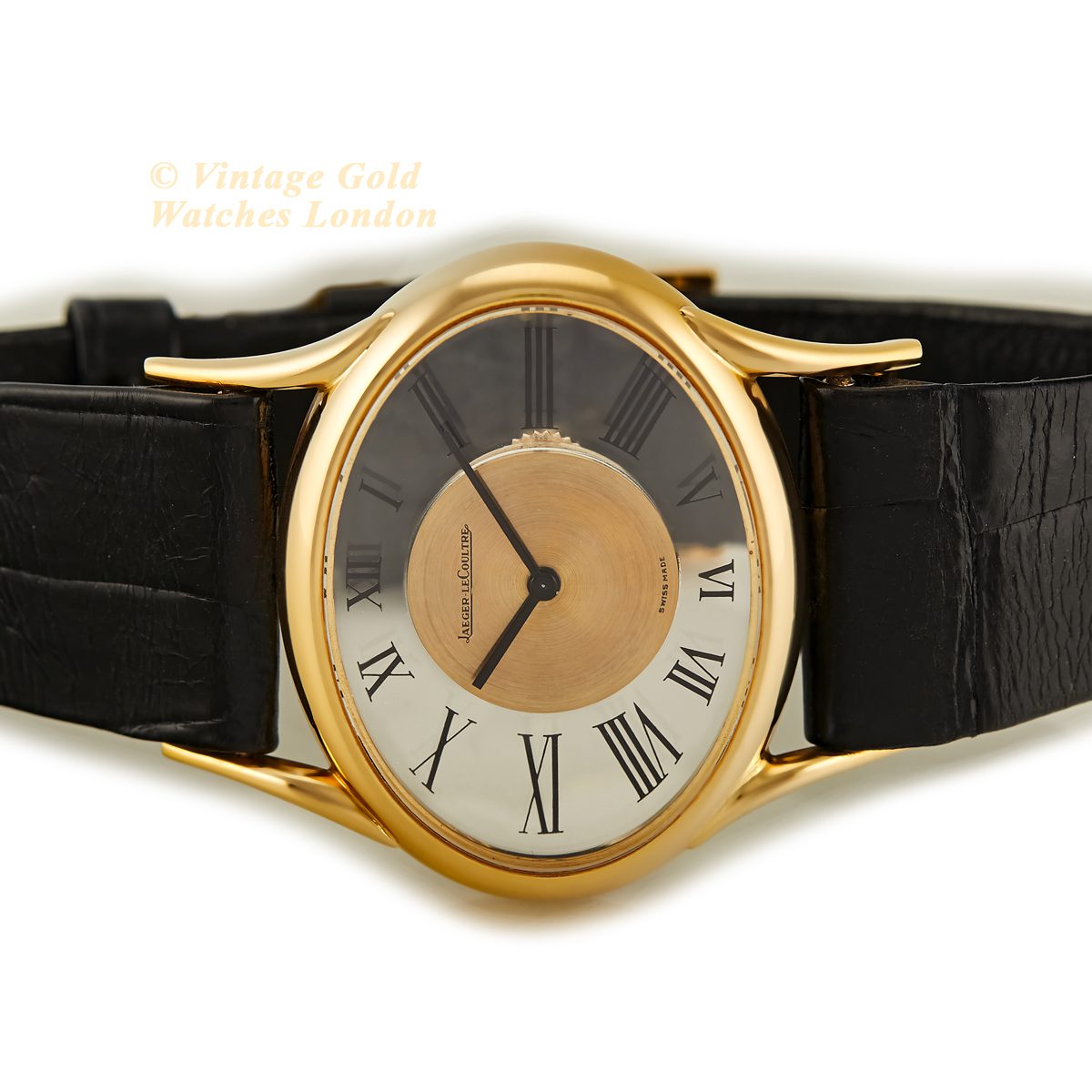Jaeger-LeCoultre Model 17011 18ct Mystery Watch 1971 | Vintage Gold Watches