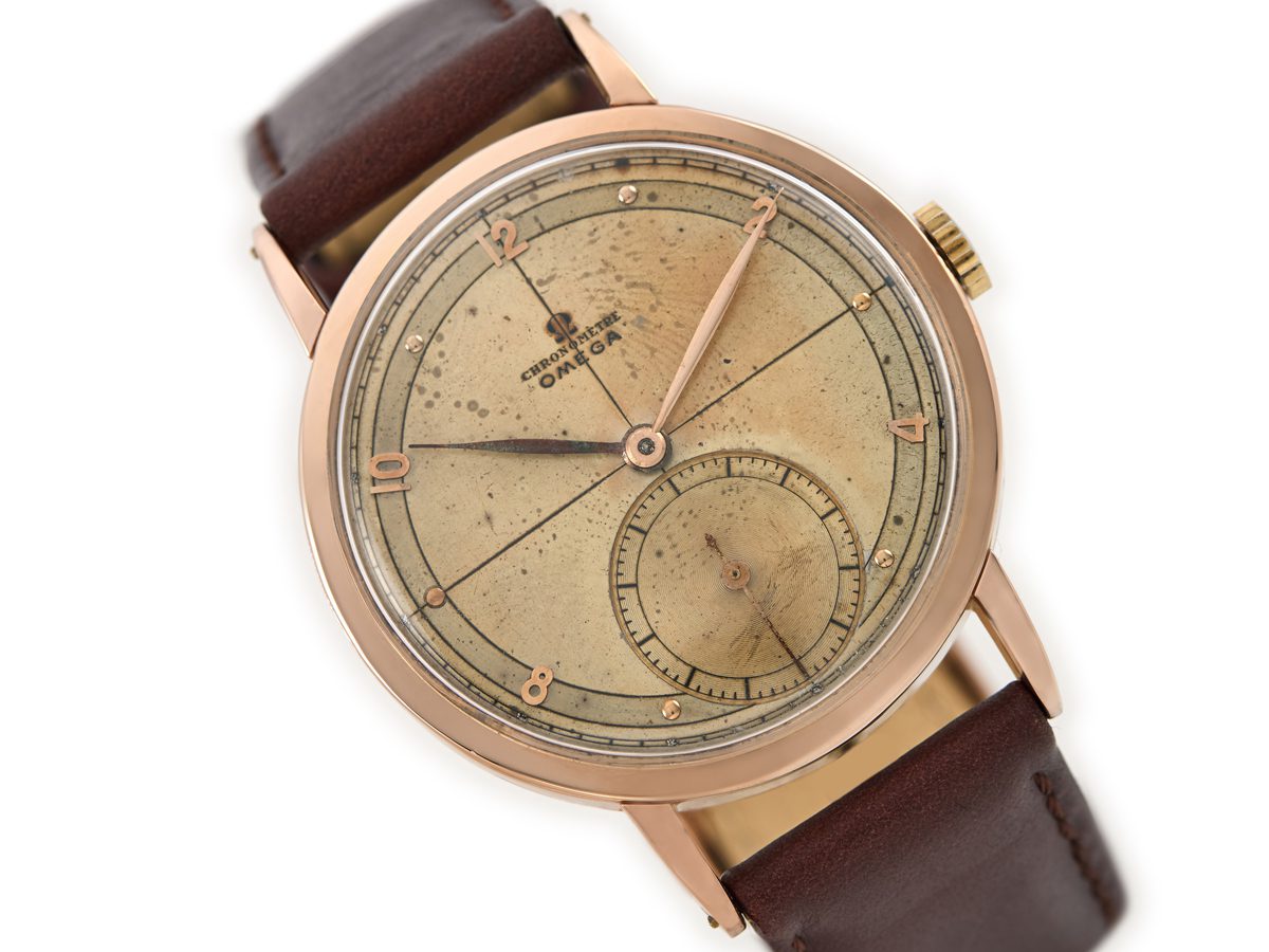 Omega Chronometer Cal.30T2 18ct Pink Gold 1945
