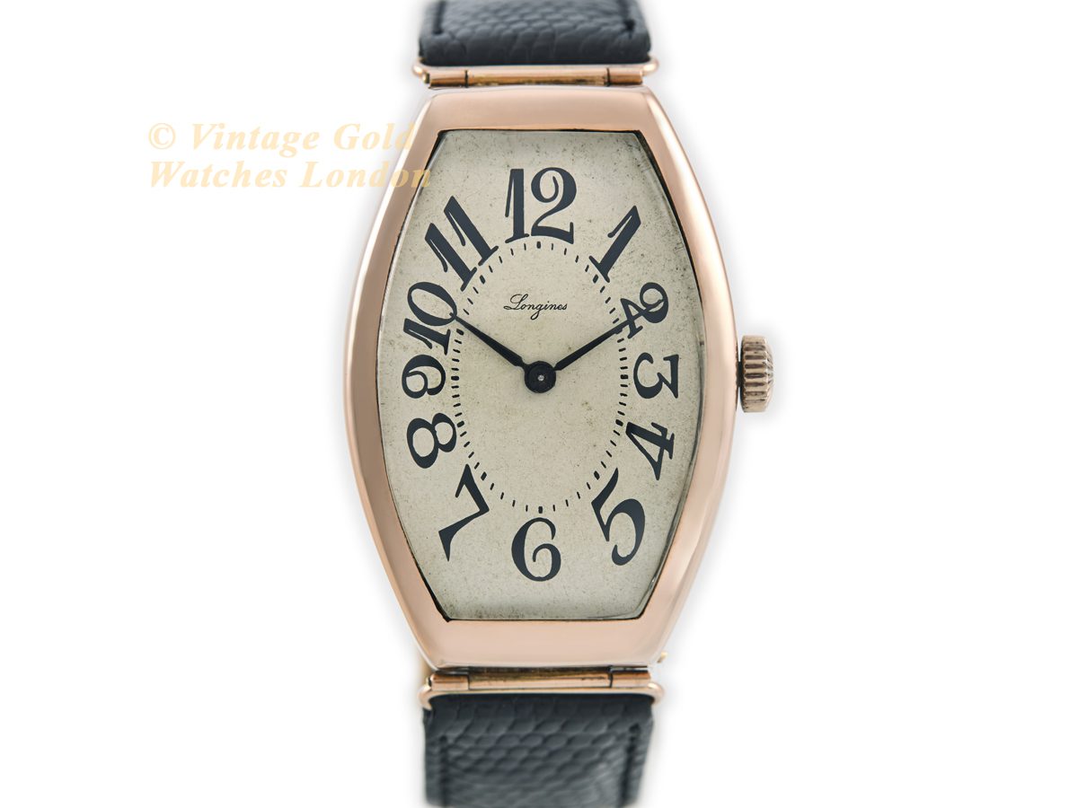 Longines Cal.13.3 14ct Pink Gold c1921 Vintage Gold Watches