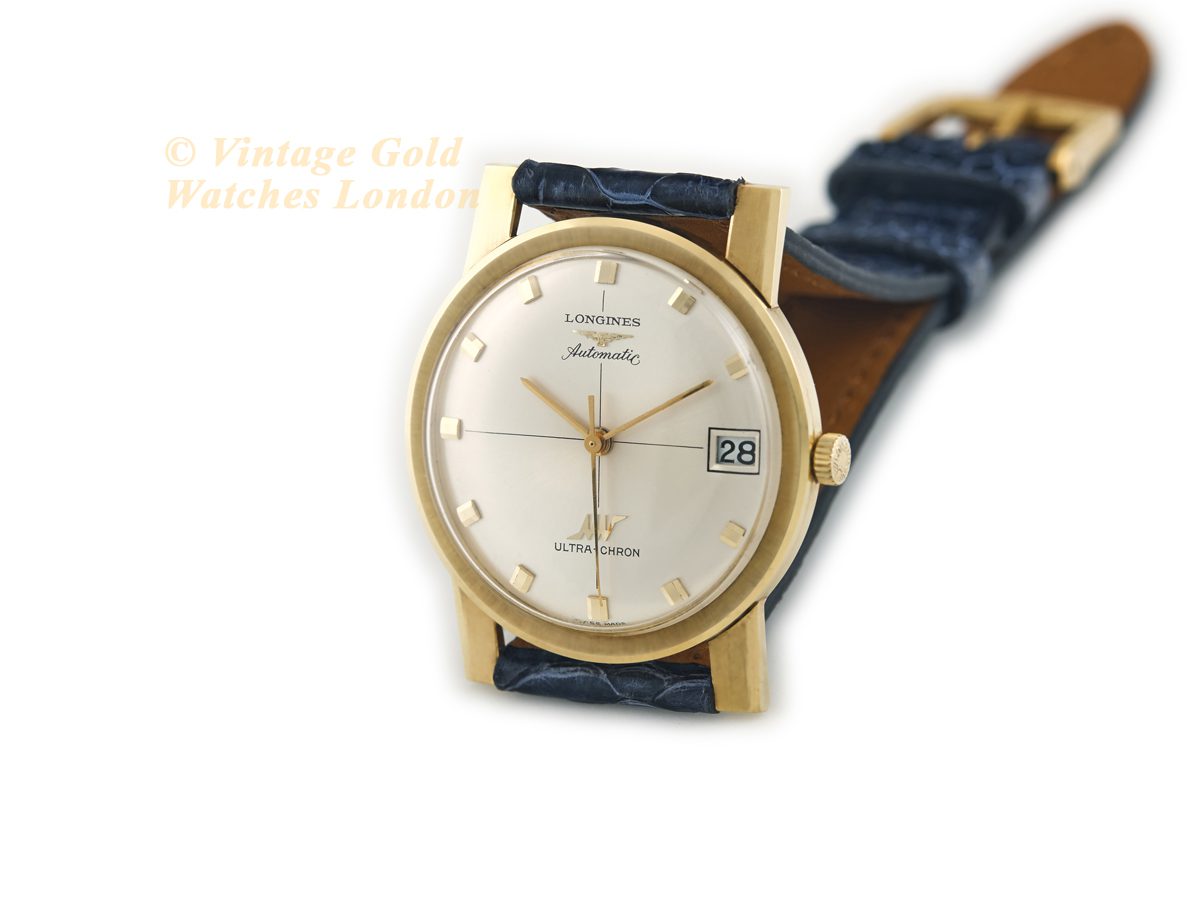 Longines Ultra Chron Model Ref.7828 18ct 1974 Vintage Gold Watches