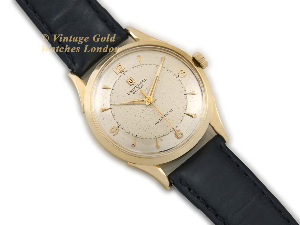 Universal Geneve Bumper Automatic 18ct c1955 Vintage Gold Watches