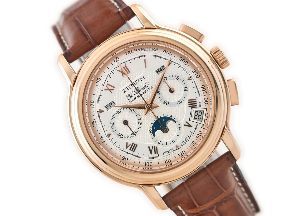 Zenith Chronomaster El Primero MoonPhase Triple Calendar Watch