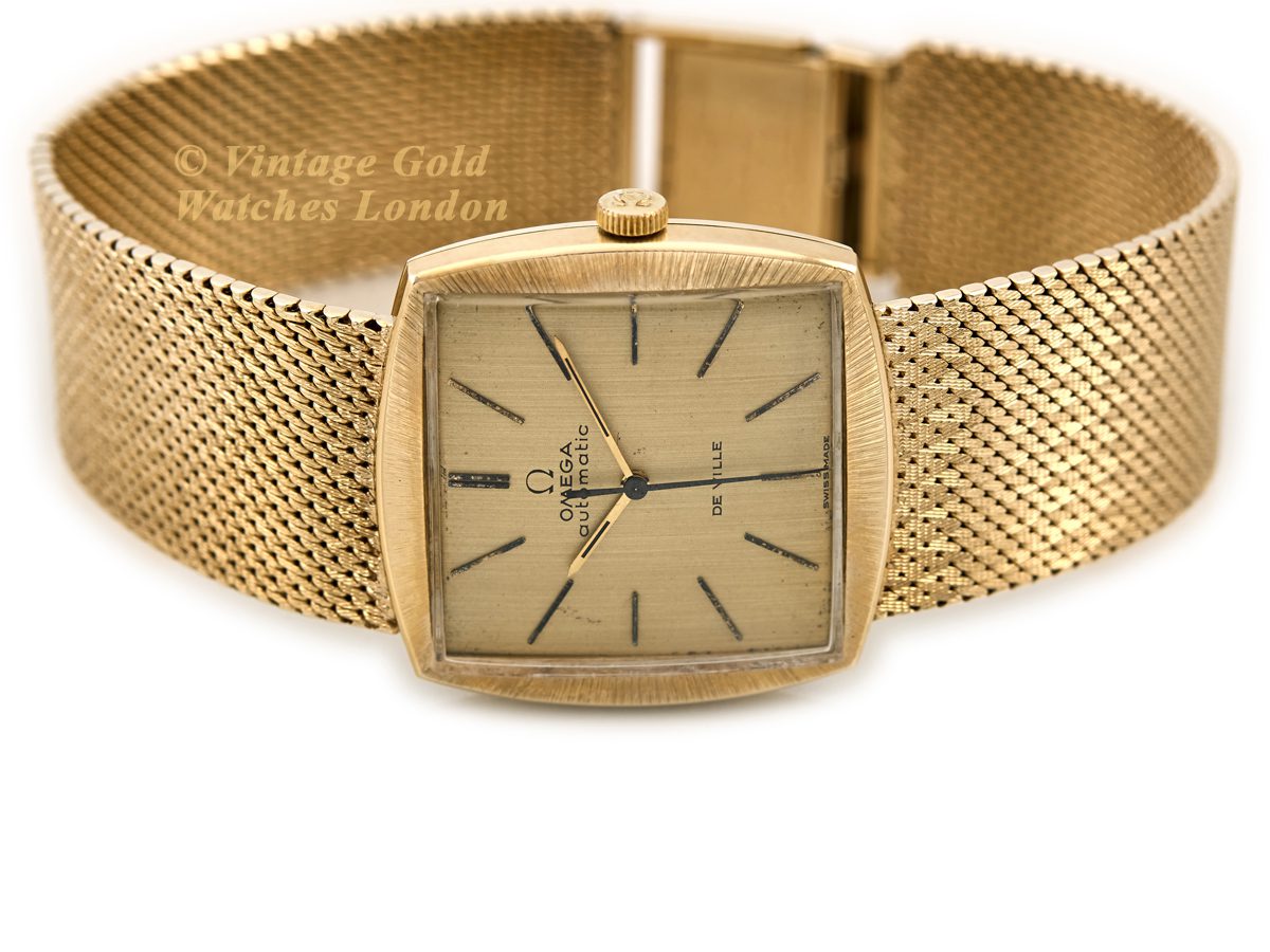 Omega De Ville Automatic Cal.711 9ct 1969 Vintage Gold Watches 1