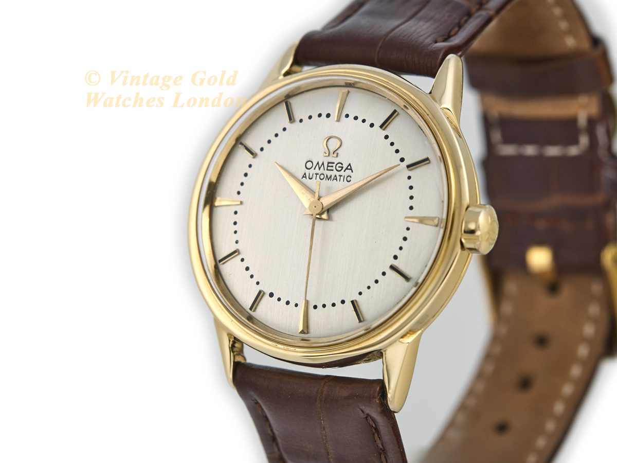 Omega Bumper Automatic Cal.354 18ct 1952 Vintage Gold Watches