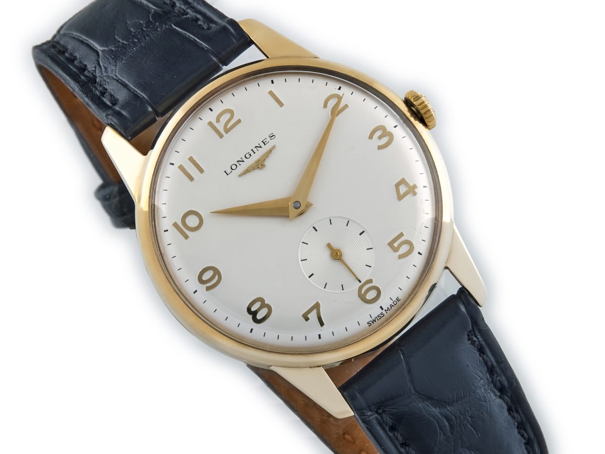 Longines solid deals gold mens watch
