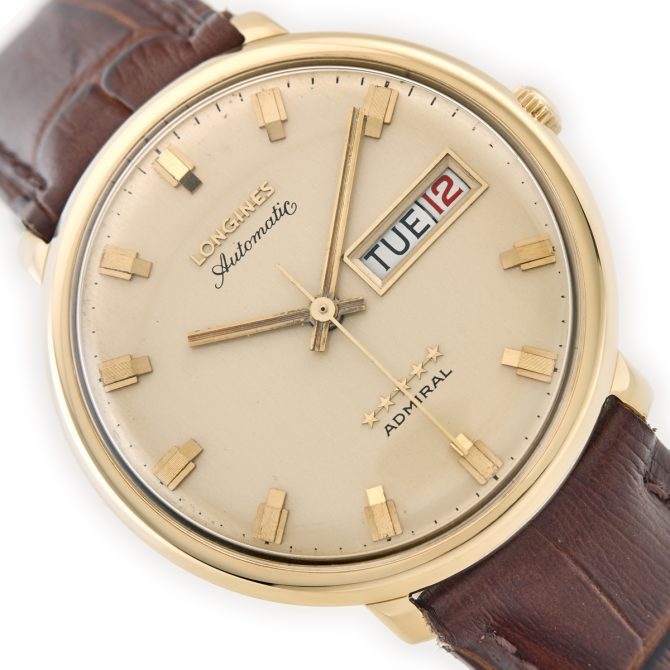Longines admiral 5 on sale star automatic day date