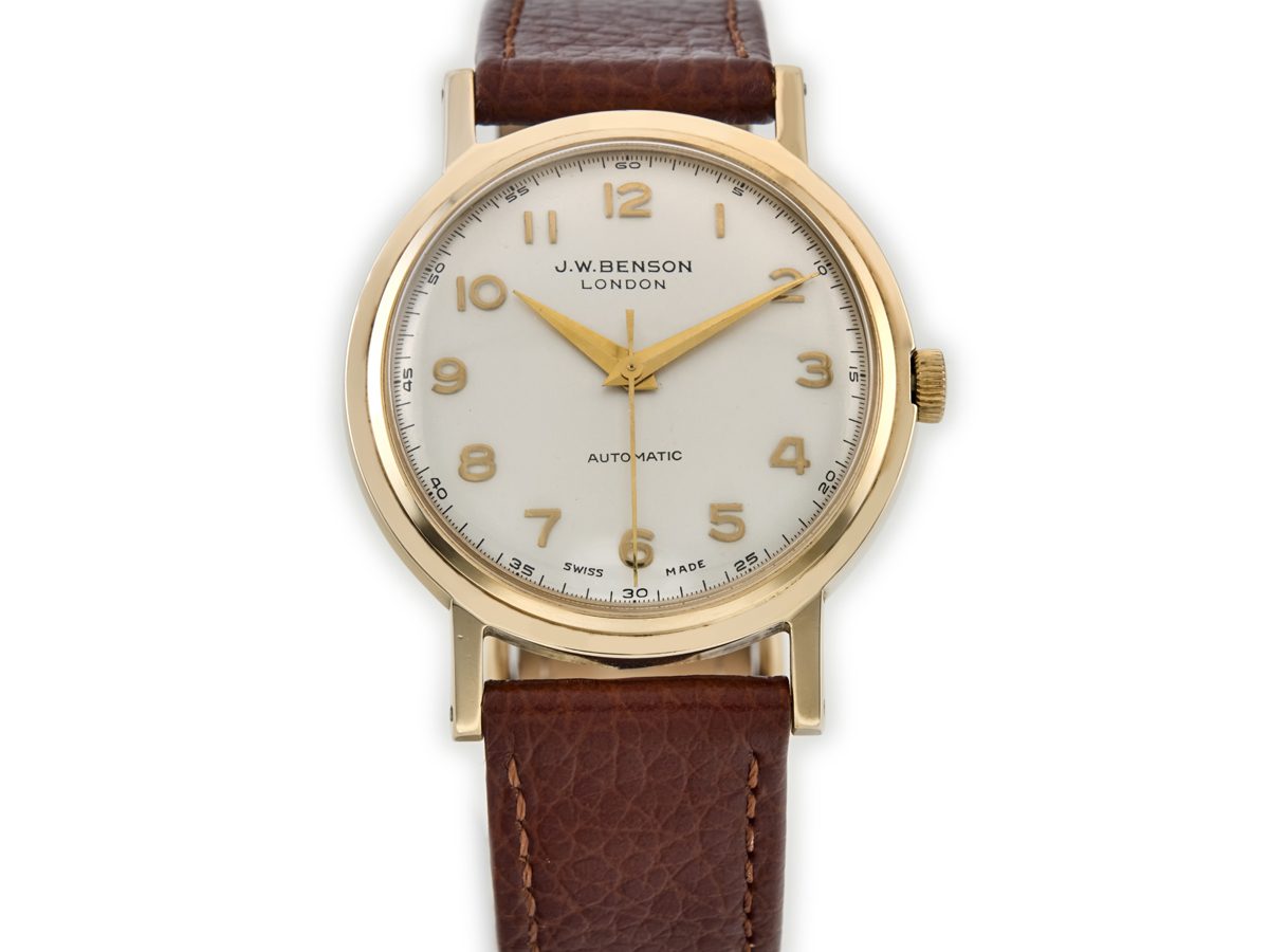 J.W.Benson Automatic Cal.2451 9ct 1965 Vintage Gold Watches