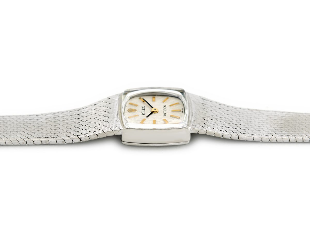 【お得】 Ladies 1972 Gold White 9ct Cal.1400 Precision Rolex 時計