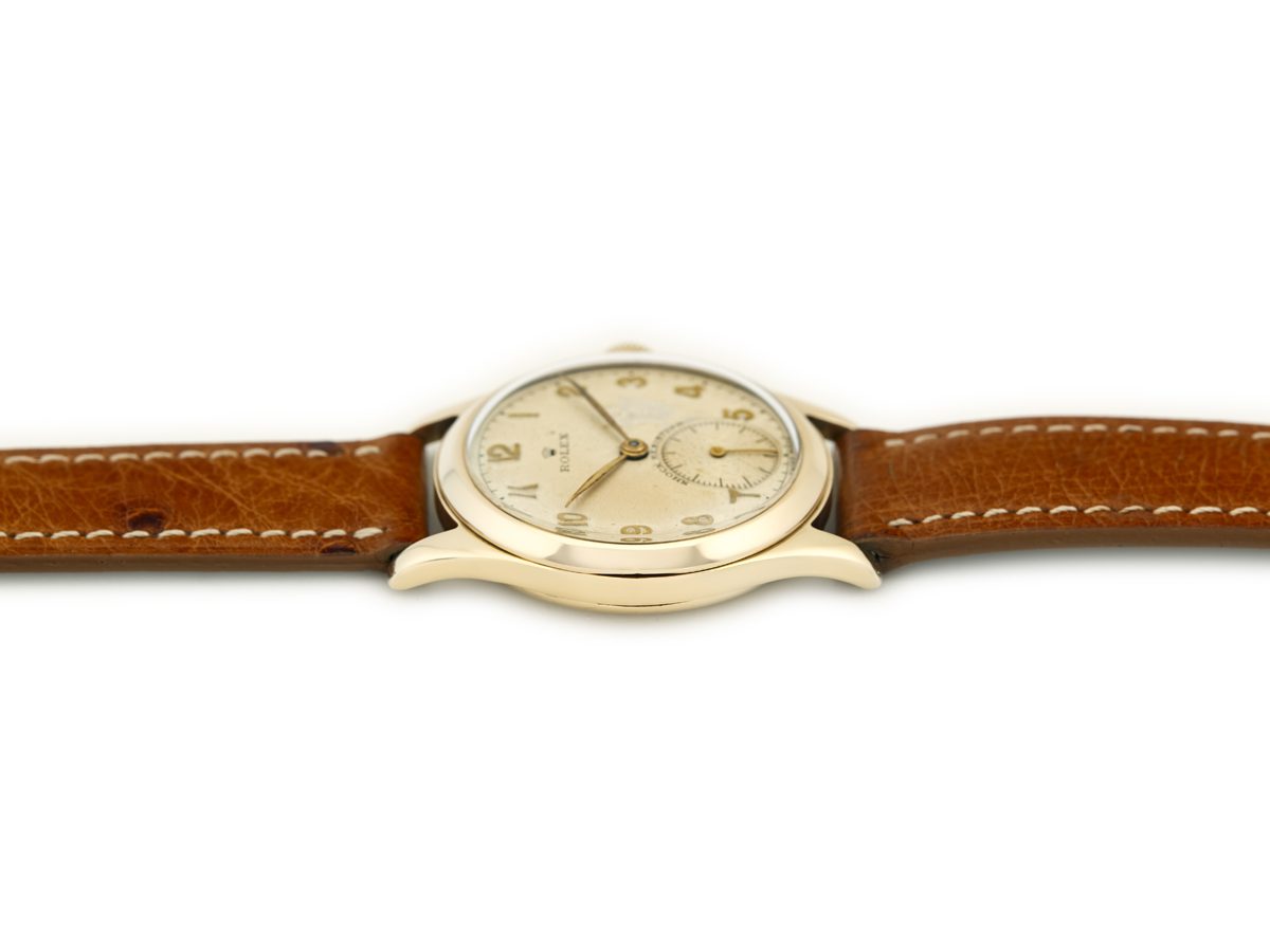 Rolex Precision solid gold bracelet watch vintage ca 1960