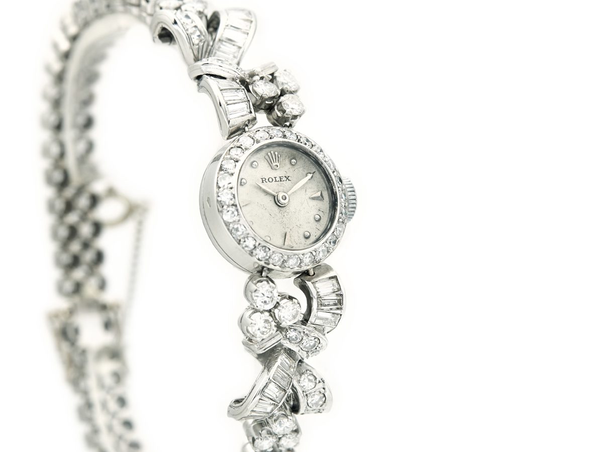 Platinum sales womens rolex