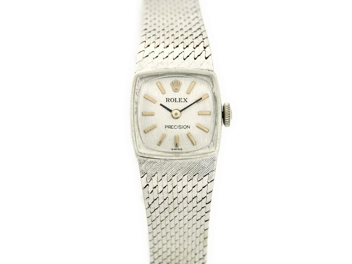 時計 Rolex Precision Rolex Precision Cal.1400 Ladies Rolex Precision Cal.1400 9ct White Gold 1972