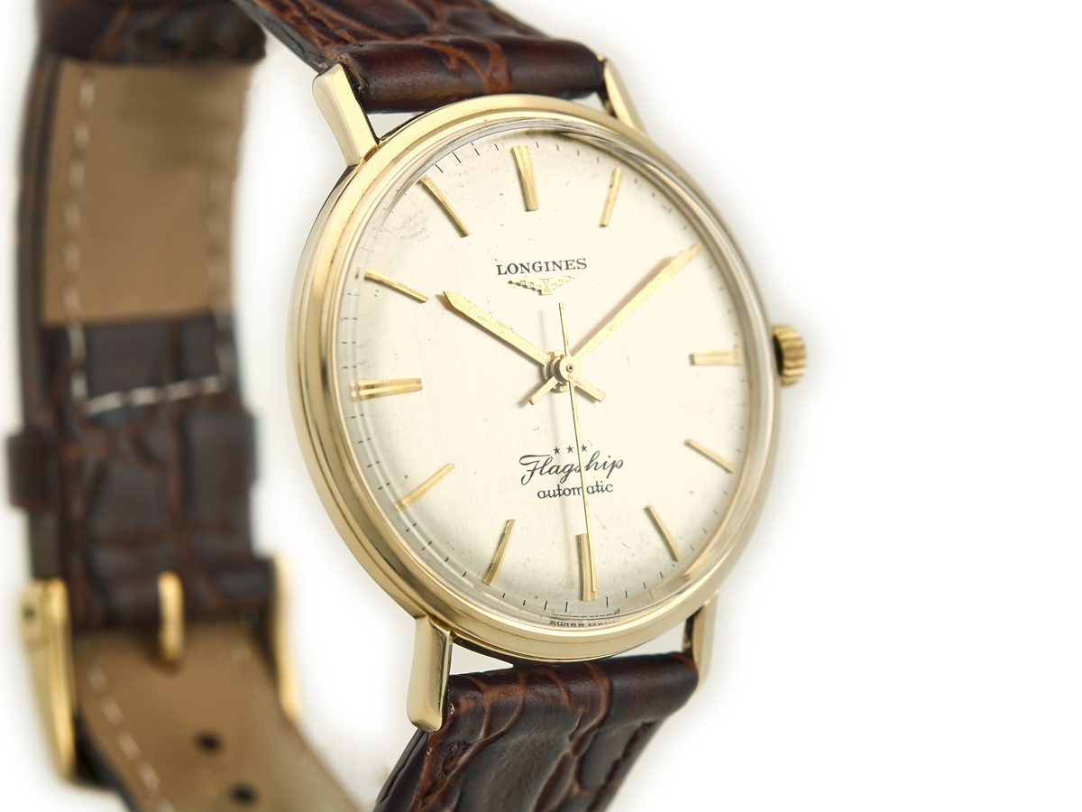 Longines Flagship Automatic Cal.842 9ct 1966 Vintage Gold Watches