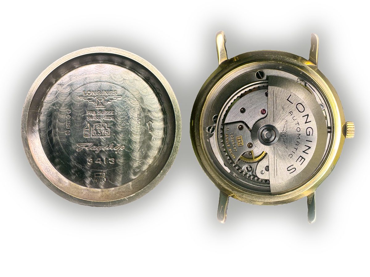 Longines Flagship Automatic Cal.842 9ct 1966 Vintage Gold Watches