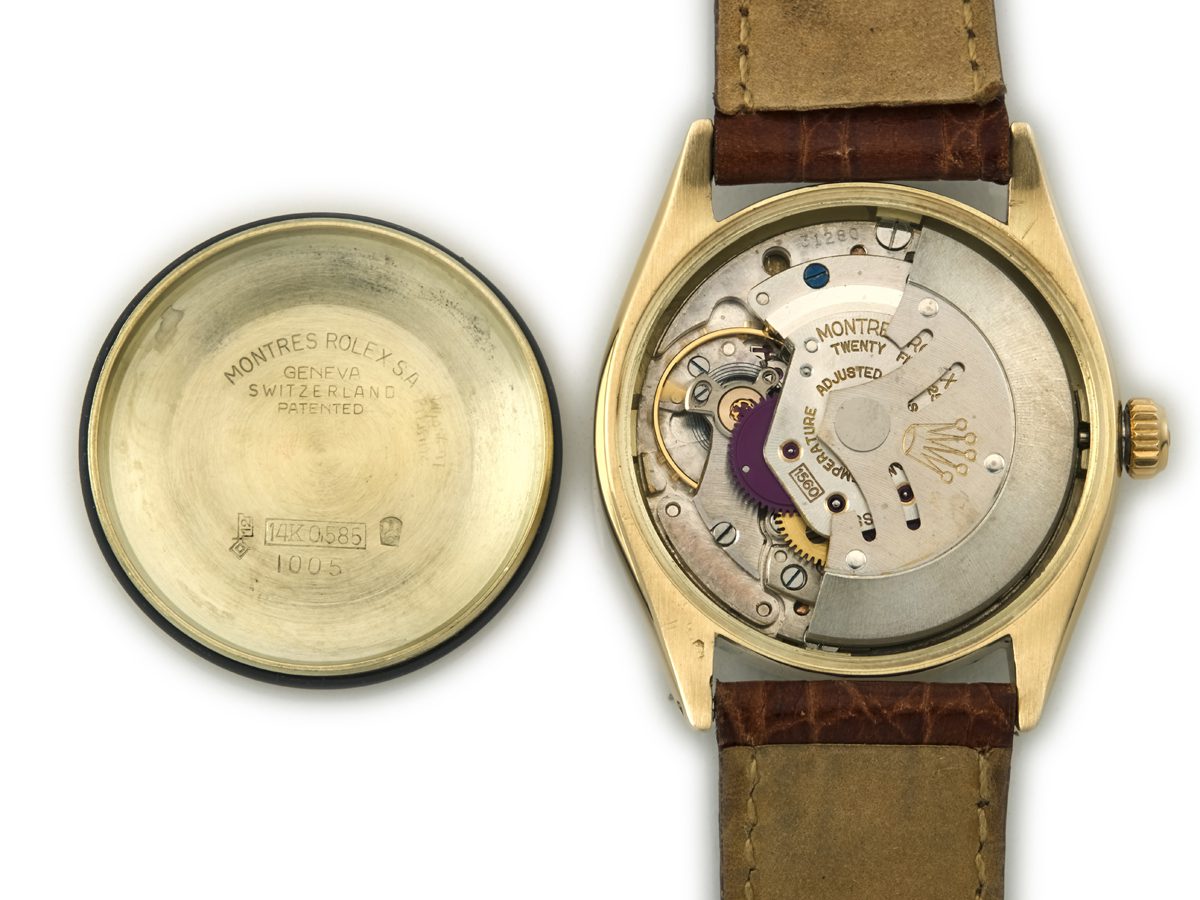 Rolex Oyster Perpetual Ref.1005 14ct 1957 Vintage Gold Watches
