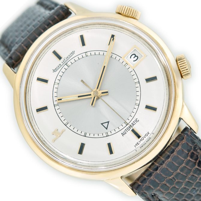 JLC Memovox Speedbeat Automatic Cal.916 18ct 1971 Vintage Gold Watches