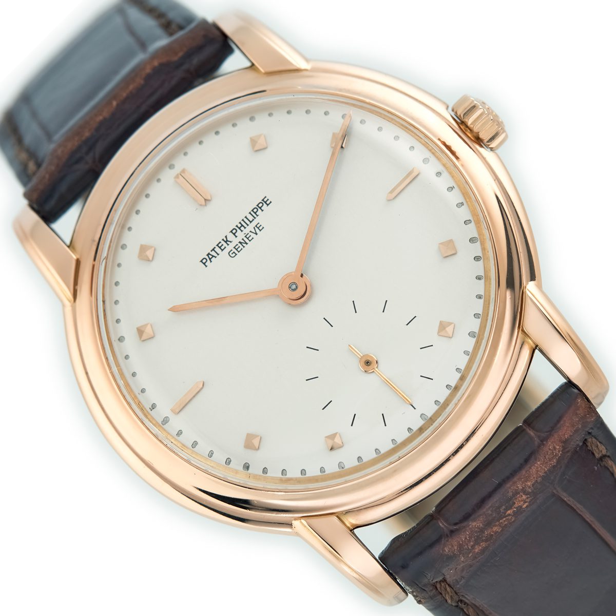 Patek Philippe Calatrava Ref.2500 18ct Pink Gold 1954 Vintage Gold Watches