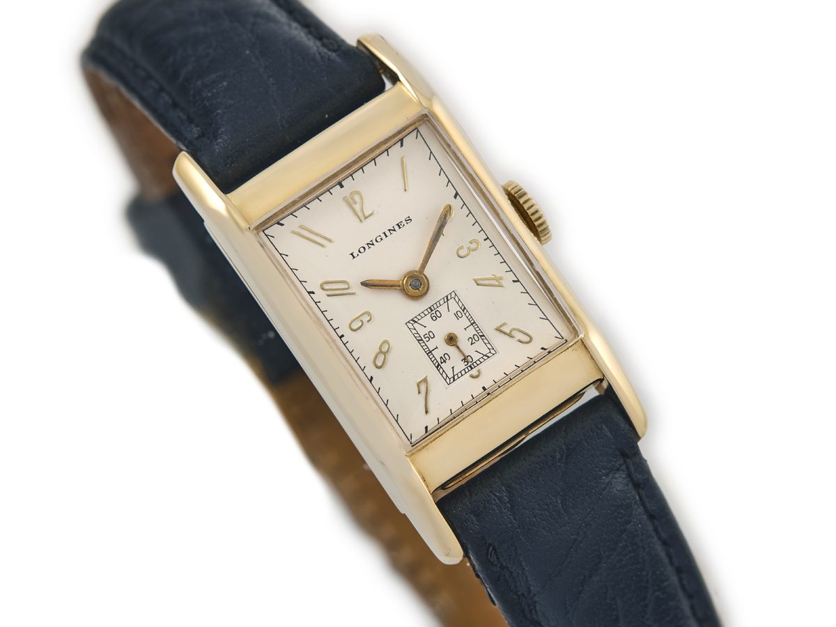 Longines Tank Case 14ct c1943
