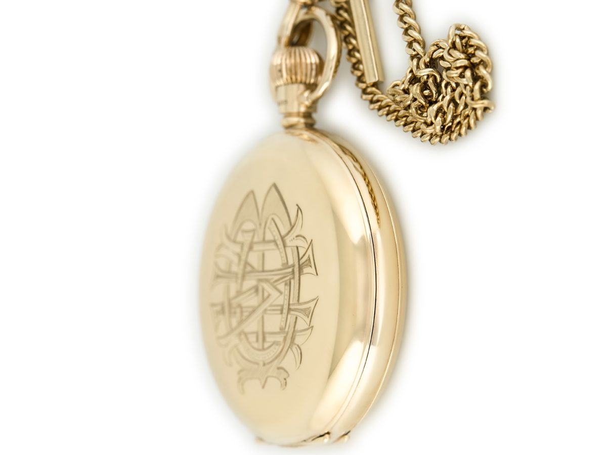 Buren Pocket Watch Cal.19 35 12 9ct 1936 Vintage Gold Watches