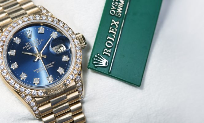 Ladies Rolex Vintage Gold Watch