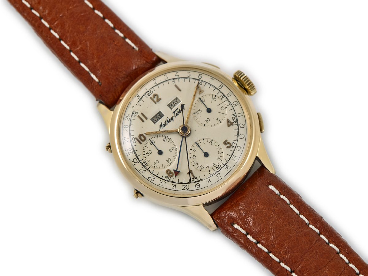 Mathey Tissot Cal.730 14ct c1947 Vintage Gold Watches
