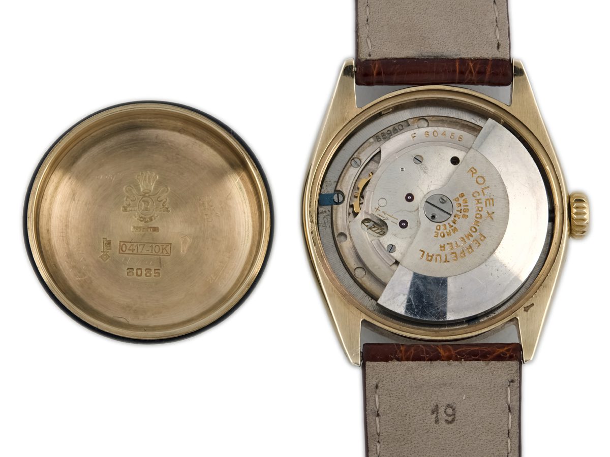 Rolex Oyster Perpetual Bubbleback Automatic 10ct 1951 Vintage Gold Watches
