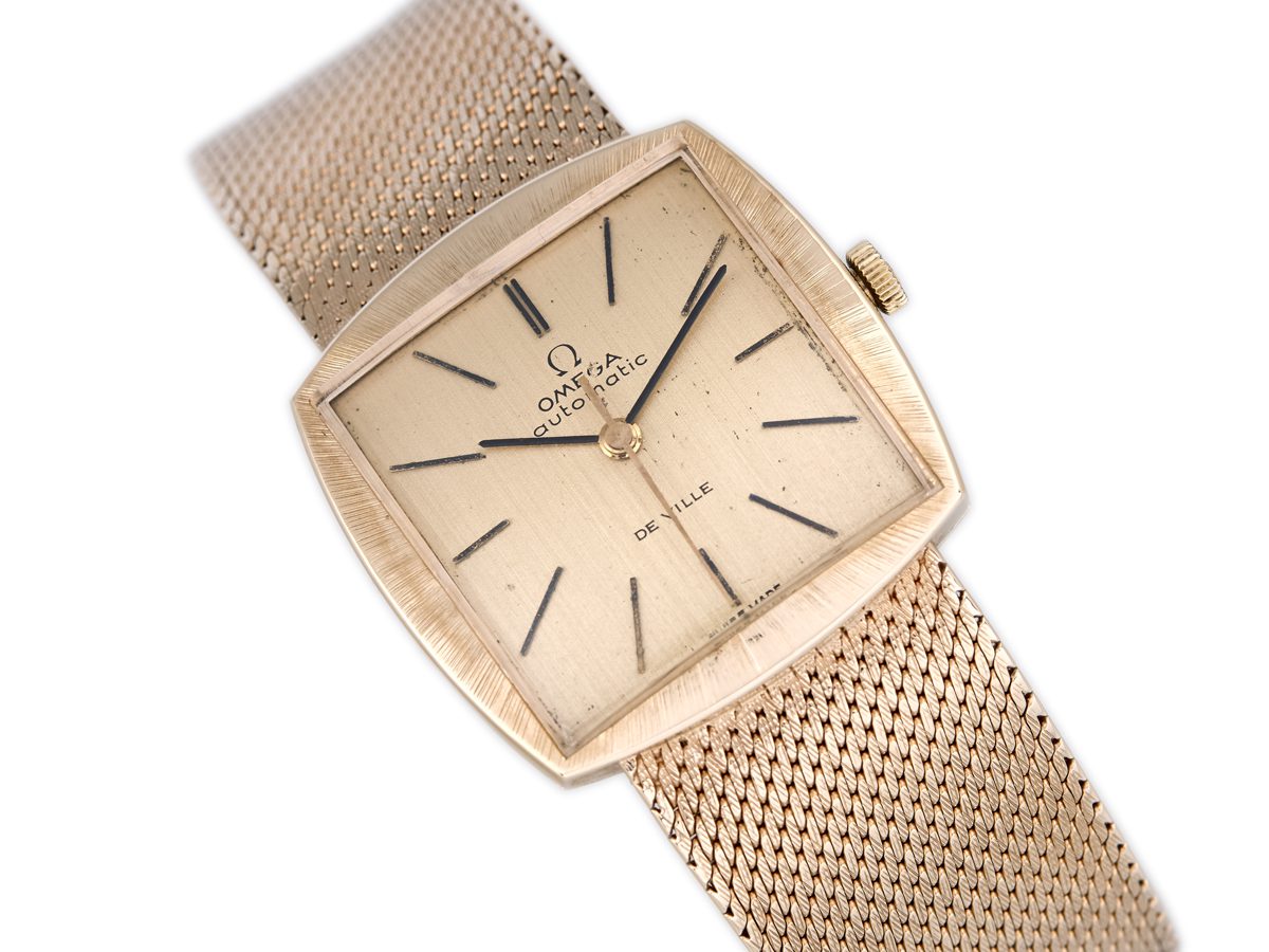 Omega De Ville Automatic Cal.711 9ct 1969 Vintage Gold Watches 2