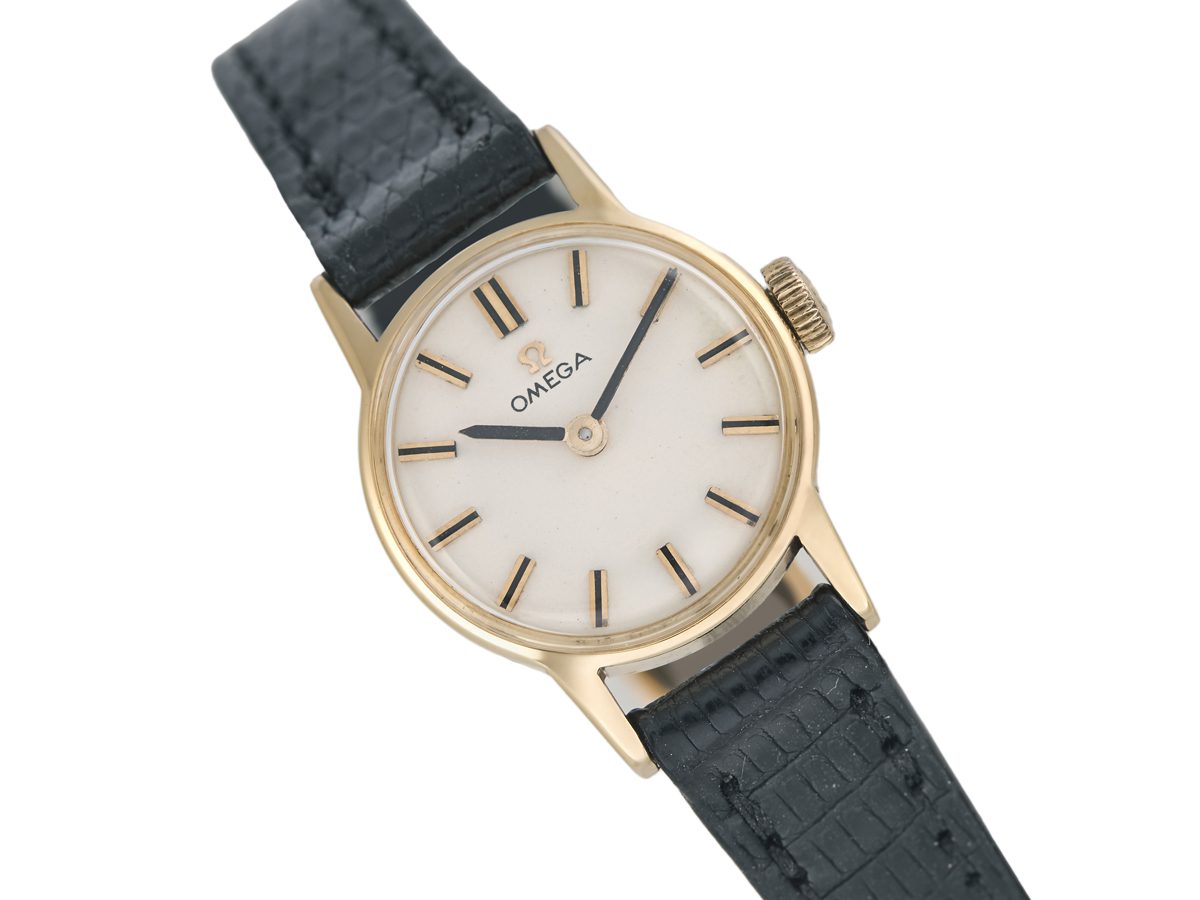 Ladies Omega Cal.620 18ct 1962 Vintage Gold Watches