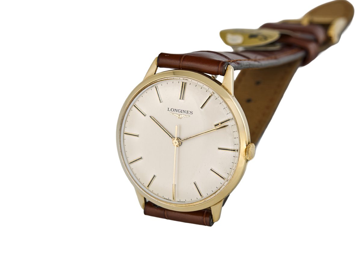 稼働 LONGINES 腕時計 アンティーク ボーイズ ヘキサゴン 706