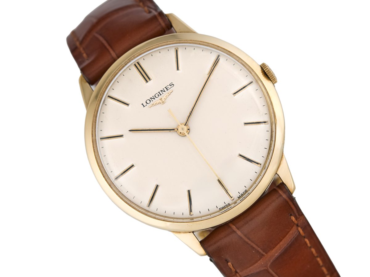 稼働 LONGINES 腕時計 アンティーク ボーイズ ヘキサゴン 706