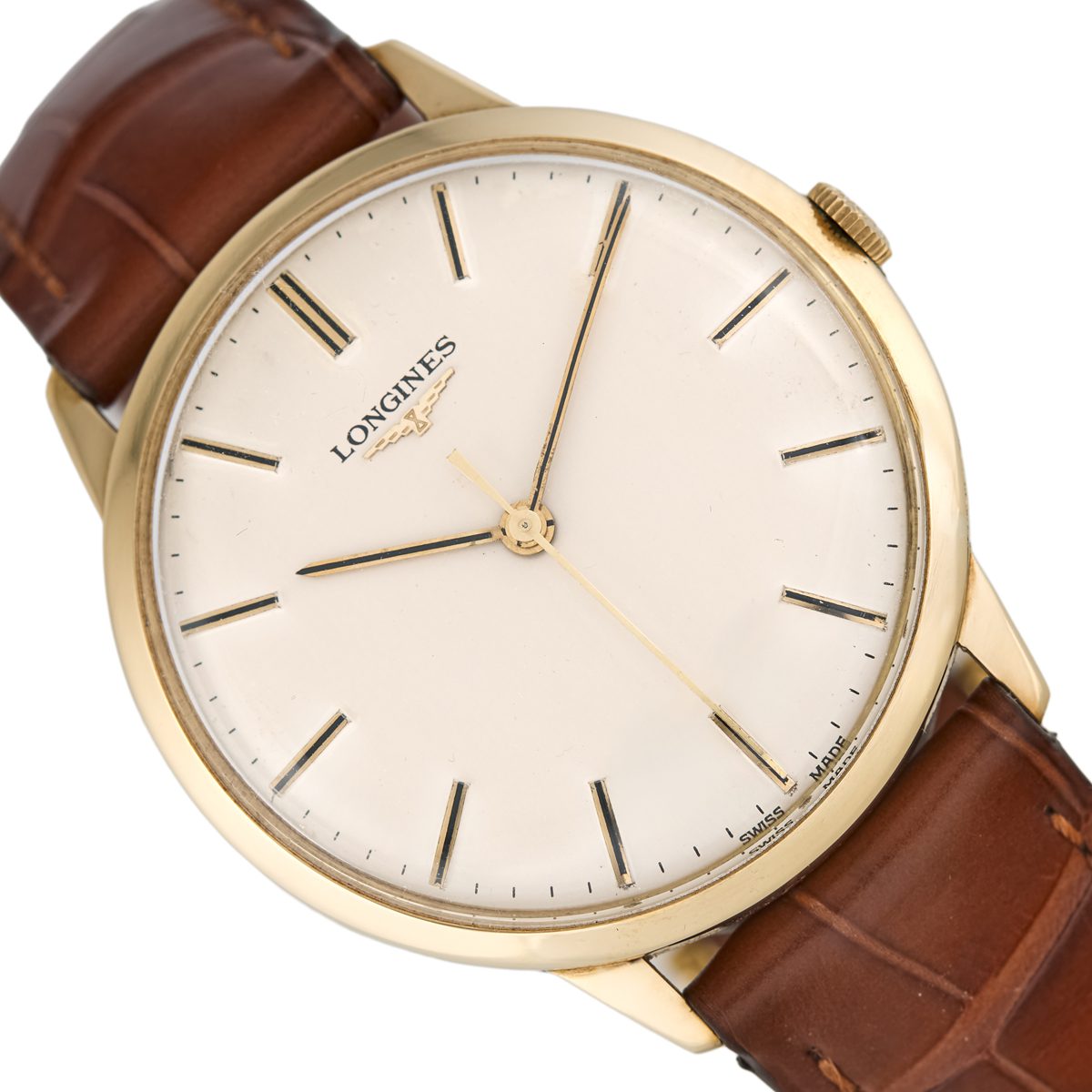 稼働 LONGINES 腕時計 アンティーク ボーイズ ヘキサゴン 706