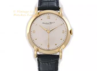 IWC Cal.8541 De Luxe Gold Dial 18ct 1963 with Box & Buckle