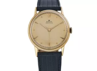 Rolex Precision Cal.710 9ct 1950 | Vintage Gold Watches